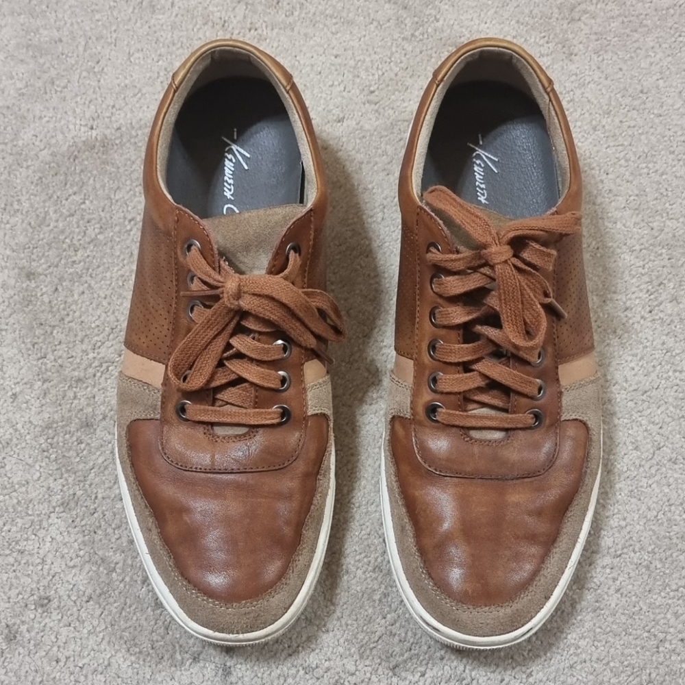 Keneth Cole Brown Leather New York Sneakers